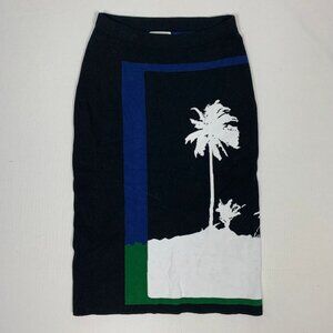 Dries Van Noten Len Lye Palm Tree Skirt Small